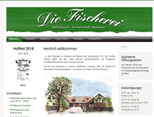 Tablet Screenshot of fischerei-oberle.de